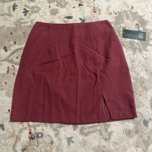 MUAVE PINKISH MINI SKIRT WITH SLIT
